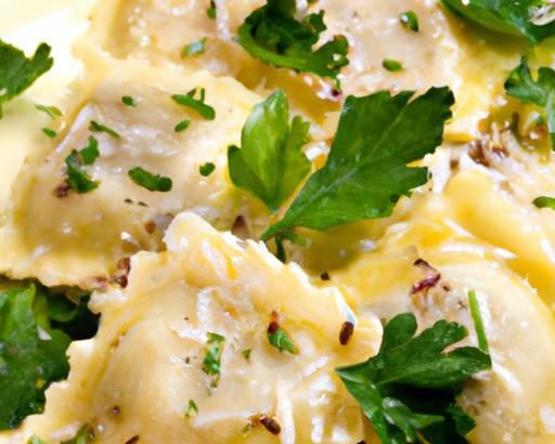 Indulge in Creamy Tuscan Ravioli: A Flavorful Delight