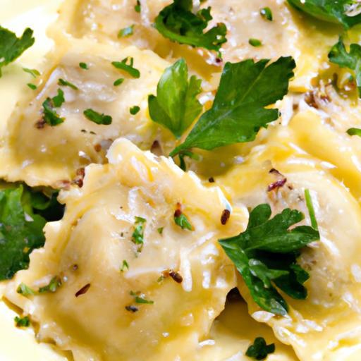 Indulge in Creamy Tuscan Ravioli: A Flavorful Delight
