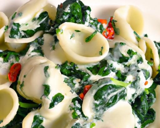 Cheesy Spinach & Ricotta Shells: A Savory Italian Treat