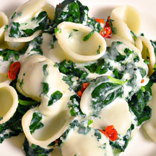 Cheesy Spinach & Ricotta Shells: A Savory Italian Treat