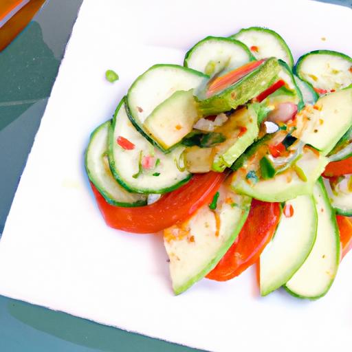 Fresh​ Harmony:‍ The ⁢Ultimate Cucumber,‌ Tomato & Avocado salad