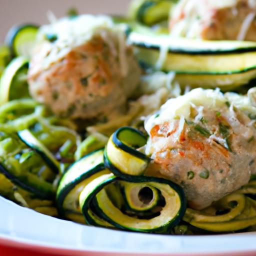 Savory Turkey Meatballs with zucchini Noodle ⁢Delight