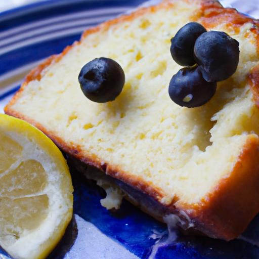 Zesty Lemon Blueberry Pound Cake: A Delightful Twist