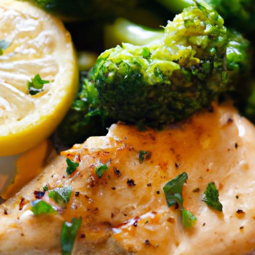 Zesty Grilled Lemon Herb Chicken‌ with ⁣Vibrant ​Steamed Broccoli