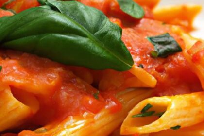 Wholesome Whole Wheat Penne in Fresh Tomato Basil Sauce