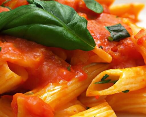 Wholesome Whole Wheat Penne in Fresh Tomato Basil Sauce