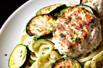 Savory Turkey Meatballs with Zucchini Noodle Delight