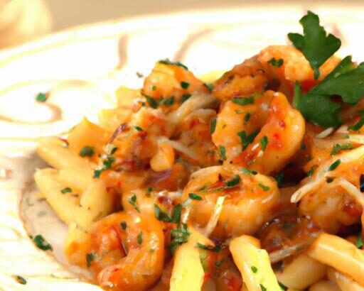 Bold & Cheesy: Bang Bang Shrimp and Beef Pasta Delight