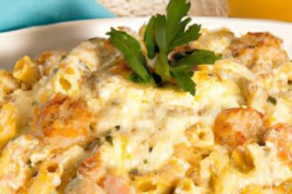 Savor the Flavor: Irresistible Shrimp Scampi Pasta Bake