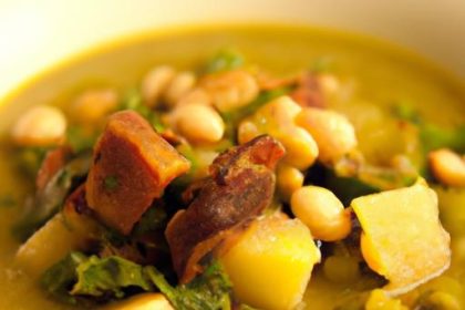 Hearty Split Pea Soup with Smoky Tempeh: A Flavorful Boost