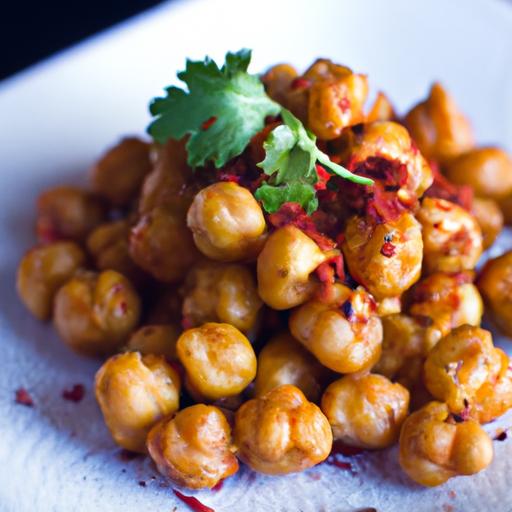 Crispy roasted Chickpeas with Smoky​ paprika Flavor Boost