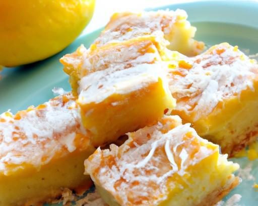 Zesty Keto Lemon Bars: A Tangy Low-Carb Delight Recipe