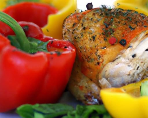 Savory Stuffed Chicken with Roasted Red Peppers Delight
