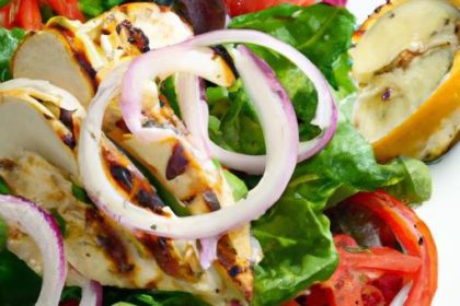 Savor the Fresh Flavors of Grilled Chicken Caprese Salad
