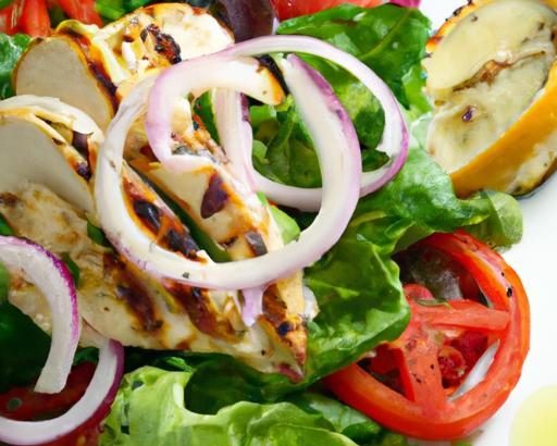 Savor the Fresh Flavors of Grilled Chicken Caprese Salad