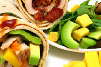 Wholesome & Quick: 4-Ingredient Low-Cal Protein Wraps