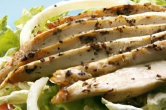 Savor the Benefits of One Serving: Grilled Chicken Salad Delight