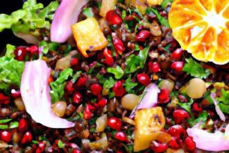 Zesty Lentil & Pomegranate Salad: A Nutrient-Packed Delight