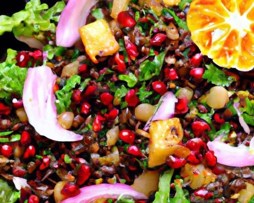 Zesty Lentil & Pomegranate Salad: A Nutrient-Packed Delight