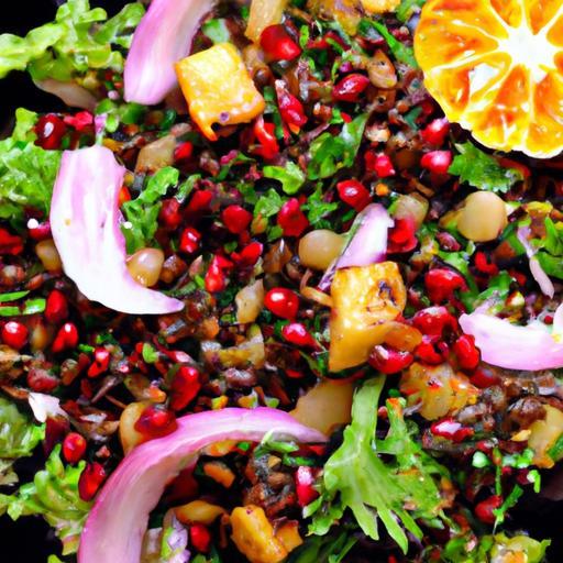 Zesty Lentil & Pomegranate Salad: A Nutrient-Packed Delight