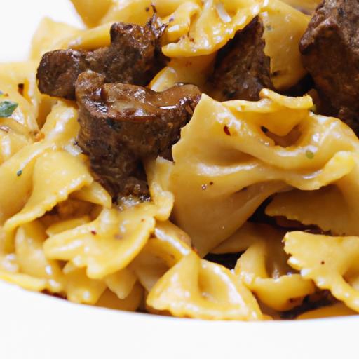 Decadent Creamy Beef and Bowtie Pasta: A Flavorful Twist