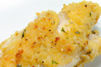 Crispy Garlic Parmesan Crusted Chicken Made Easy & Delicious