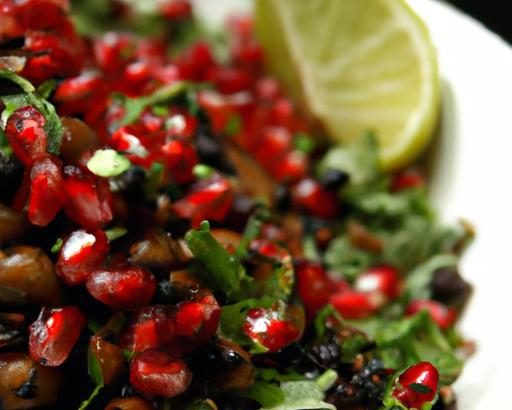 Bright and Nutritious: Lentil & Pomegranate Salad Recipe