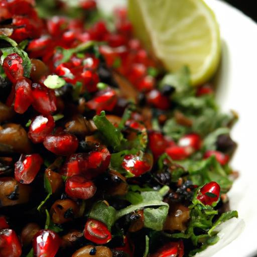 Bright and Nutritious: Lentil & Pomegranate Salad Recipe