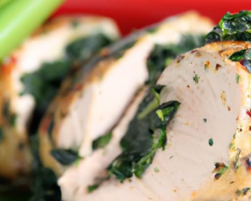 Savor the Flavor: Grilled Chicken Stuffed with Spinach & Feta