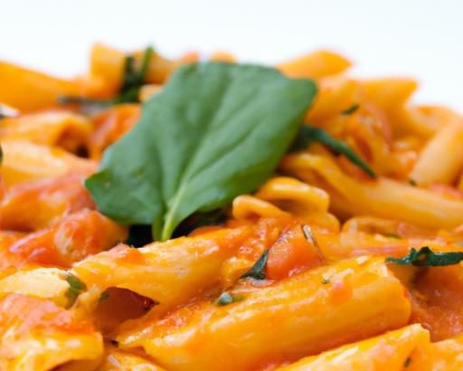 Wholesome Whole Wheat Penne in Fresh Tomato Basil Sauce