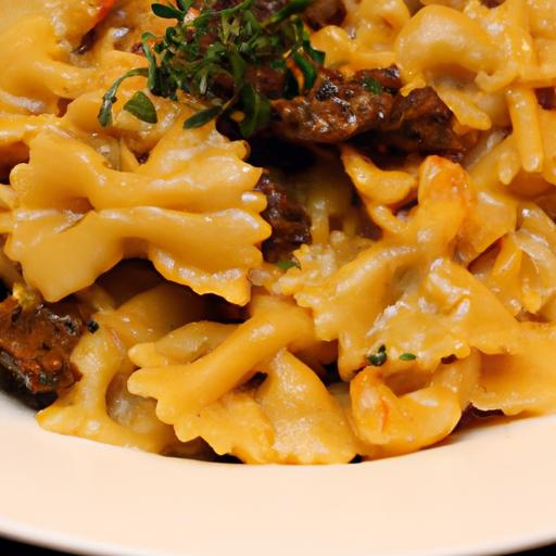 Decadent Creamy Beef‍ and Bowtie Pasta: A Flavorful Twist