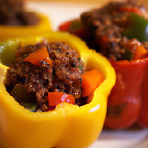 Southwest Beef & Quinoa Stuffed Peppers: A Flavorful Feast