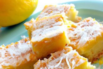 Zesty Keto Lemon Bars: A Tangy Low-Carb Delight Recipe