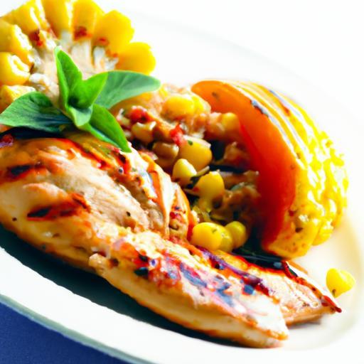 Savor Summer: Grilled Chicken Paired with Zesty Peach Salsa