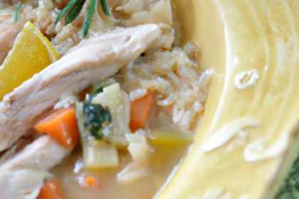 Zesty Greek Lemon Chicken Orzo Soup: A Comfort Classic