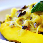 Spaghetti Squash Carbonara: A Peppery Twist on Classic Flavor