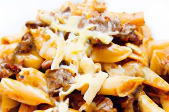 Philly Cheesesteak Pasta: A Savory Twist on a Classic