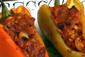 Mexican-Style Vegetarian Stuffed Peppers: Flavorful & Fresh