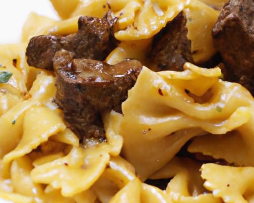 Decadent Creamy Beef and Bowtie Pasta: A Flavorful Twist