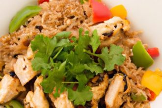 Savor the Flavor: Easy Chicken Fajita Rice Bowl Recipe