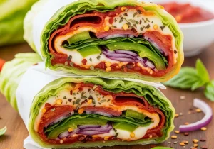 Low Carb Pizza Wraps